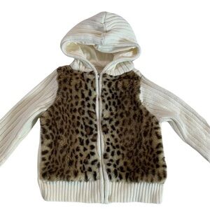 Greendog Animal Print Hoodie Jacket Size 24 Months